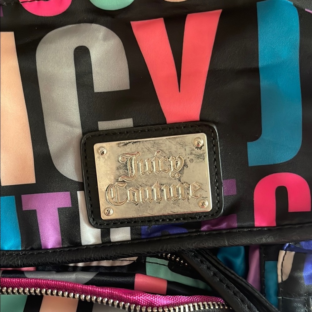 Juicy Couture Colorful Lettering Backpack - Picture 2 of 4